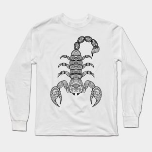 abstract black scorpio Long Sleeve T-Shirt